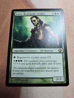 MTG Ezuri Renegade Leader 119 English Rare 2010 NM - Scars of Mirrodin - Image 1