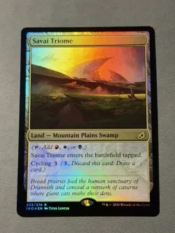 FOIL Savai Triome MTG - Ikoria: Lair of Behemoths NM - Image 1