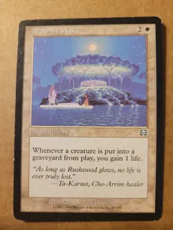 Moonlit Wake Mercadian Masques MTG Magic White #29 PLAYED BULK DISCOUNT - Image 1