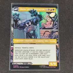 Eddie Brock - 0224 - M - Borderless - Foil - Marvel's Spider-Man - MTG - NM/M - Image 2