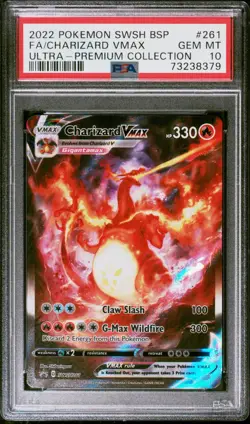 2022 Pokemon Ultra Premium Collection Charizard VMAX SWSH261 Promo PSA 10 - Image 1