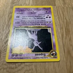 Pokemon TCG Espeon Neo Discovery 20/75 Unlimited Rare Non-Holo Card *LP* - Image 4