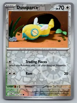 Pokemon TCG SV09: Journey Together Dunsparce 120/159 Reverse Holo - Image 1