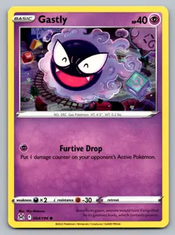 Pokemon TCG SWSH11: Lost Origin Gastly 064/196 - Image 1