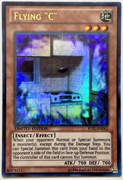 JOTL-ENDE2 Flying "C" - Ultra Rare Limited Edition Lightly Played YuGiOh Card - Image 1