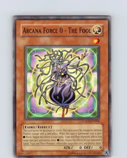 Yu-Gi-Oh TCG Arcana Force 0 - The Fool LODT-EN008 Unlimited Common Card LP-NM - Image 1