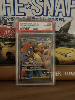 Pokemon TCG Mega Kangaskhan EX Ultra Rare Holo Card 164/132 PSA 10 Gem Mint - Image 1