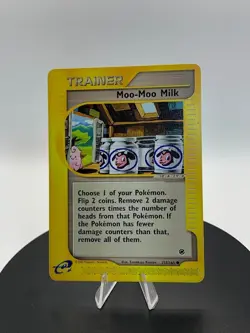 Moo-Moo Milk 155/165 Expedition Base Set Trainer Vintage Pokemon Card E Reader - Image 1