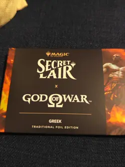 Magic The Gathering Secret Lair x God of War: Greek Foil Edition Sealed - Image 2