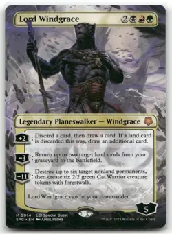 Lord Windgrace Borderless Special Guests MTG NM - Image 1