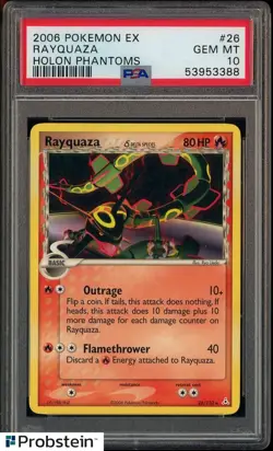2006 Pokemon Ex Holon Phantoms #26 Rayquaza PSA 10 GEM MINT - Image 1