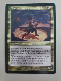 MTG Chainer, Nightmare Adept Modern Horizons 2 Retro Frame Rare - Image 1