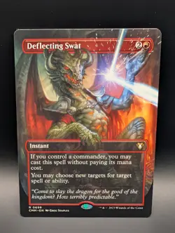 MTG - Deflecting Swat - BORDERLESS Non-Foil - Instant - CMM #698 - Rare - Image 1