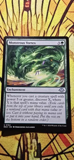Monstrous Vortex Modern Horizons 3 Regular Enchantment Uncommon MTG NM - Image 1