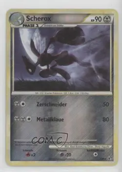Scizor Reverse Foil Pokemon HeartGold & SoulSilver Undaunted #7 2010 - Image 1