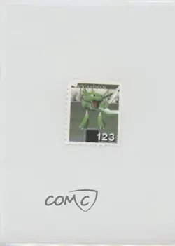 Scyther Pokemon Shogakukan Stamps Pokemon Stadium DX #123 1998 - Image 1