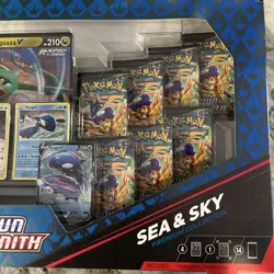 Pokemon TCG Crown Zenith Sea and Sky Premium Collection 14 Packs Promos Cosmos - Image 3