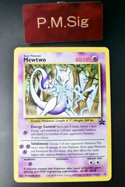 Mewtwo 12 JR Stamp Rally Promo 2000 Pokemon Card - Image 1