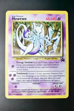 Mewtwo 12 JR Stamp Rally Promo 2000 Pokemon Card - Image 2