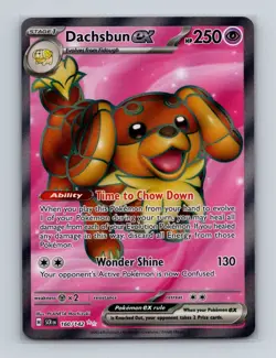 Dachsbun 160 2024 Pokemon Stellar Crown Full Art Ultra Rare Card NM+ - Image 1