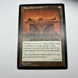MTG Altar Of Dementia- Tempest- Rare- LP - Image 4