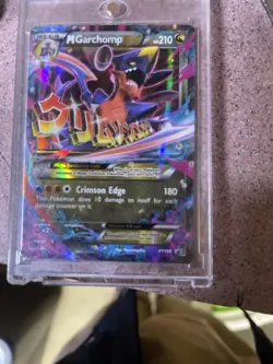 Pokemon M Garchomp EX XY168 Full Art Promo Holo 210 HP Crimson Edge - Image 1