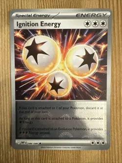 Ignition Energy 086/086 Poke Ball Reverse Uncommon - Pokemon TCG White Flare NM - Image 1