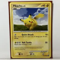 Pokemon TCG - Pikachu Non Holo 70/100 - Majestic Dawn - Common Card NM - Image 1