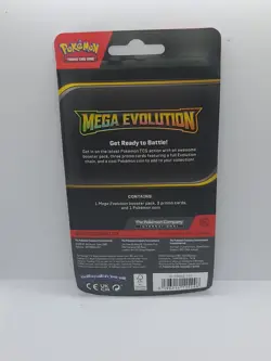 Pokemon TCG Mega Evolution Premium Checklane Blister Tyranitar Sealed New Coin - Image 3