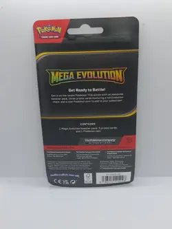 Pokemon TCG Mega Evolution Premium Checklane Blister Tyranitar Sealed New Coin - Image 4