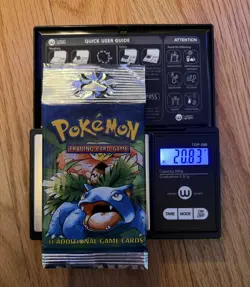 20.82G HEAVYU Wizards of the Coast Pokemon Base Set Booster Pack 742818061582 - Image 1