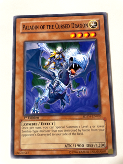 Paladin of the Cursed Dragon - SDZW-EN003 - Common - 1st Edition NM YuGiOh! - Image 1
