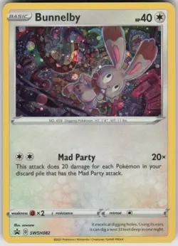 Pokemon Bunnelby - Promo SWSH: Sword & Shield Promo Cards SWSH082 NM - Image 1