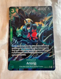English One Piece Card Game Arlong SR (EB02-011). - Image 1