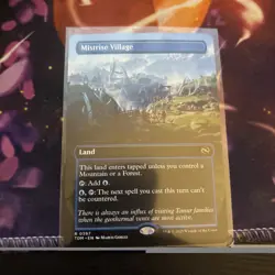 Mistrise Village (Borderless) Tarkir: Dragonstorm Regular - Image 1