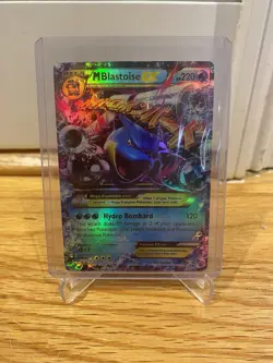 Pokemon M Blastoise EX 30/146 XY Mega Ultra Rare Holo Trading Card - Image 1