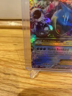 Pokemon M Blastoise EX 30/146 XY Mega Ultra Rare Holo Trading Card - Image 4