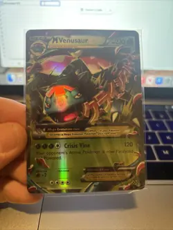 Pokemon M Mega Venusaur EX XY Base Set 2/146 Ultra Rare Holo English TCG 2014 - Image 1