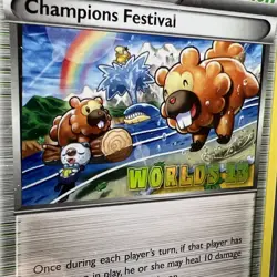 2013 Pokemon World Championships #BW95 Champions Festival CGC 9 - Image 4