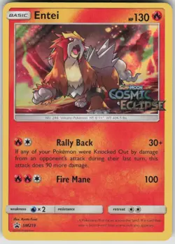Pokemon Entei - (Prerelease) Promo SM Promos SM219 NM - Image 1