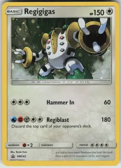 Pokemon Regigigas - Promo SM Promos SM243 NM - Image 1