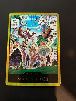 DON!! Card Egghead Gold OP14 One Piece TCG ENGLISH - Image 1