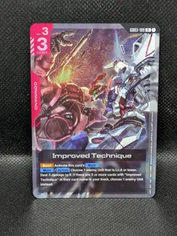 Improved Technique - Gundam Card Game - Steel Requiem - Rare - GD03-109 - Image 1