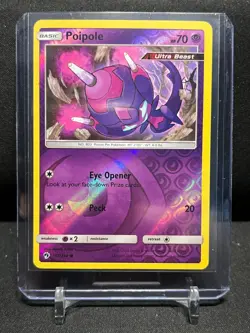 Poipole 107/214 Reverse Holo Pokemon 2018 Lost Thunder - LP - Image 1