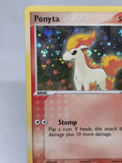 Pokemon TCG Ponyta EX FireRed & LeafGreen 76/112 Reverse Holo WOTC Vintage - Image 2