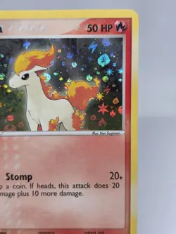 Pokemon TCG Ponyta EX FireRed & LeafGreen 76/112 Reverse Holo WOTC Vintage - Image 3