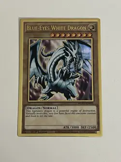Yugioh Maximum Gold Blue Eyes White Dragon MGED-EN001 - M/NM! - Image 1