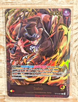 One Piece Sabo (001) #ST13-001 Foil Ultra Deck: The Three Brothers NM - Image 1