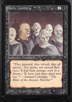 MTG Scathe Zombies Alpha 1993 Magic Card - Image 1