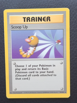 SCOOP UP - 78/102 - Base Set - Pokemon Card - LP - Image 1